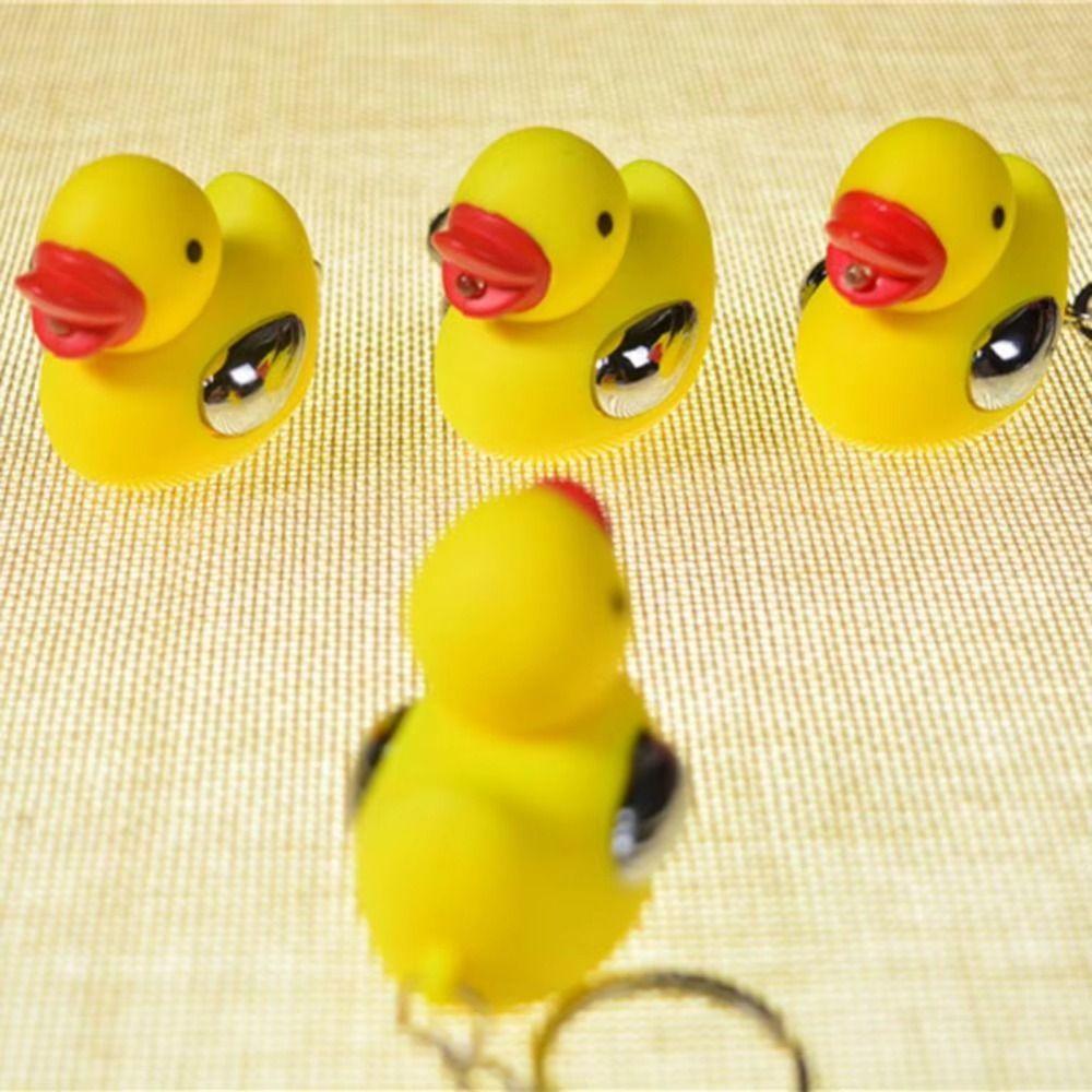 Interactive Toy Shocking Ducks Keychain Safe Fun Joke Gadget Creative Electric Prank Toy Kids Gift