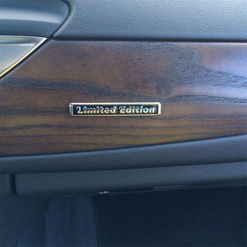 3D Chrome Metal Sticker Samolepka Autodoplňky Samolepka Limited Edition Badge Car Decal