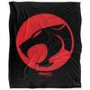 Red Logo Soft Touch Blanket