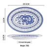 Exquisite Blue and White Retro Porcelain Bowl Set for Hotel and Home Use
