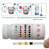 4-in-1 Water Quality Test Strips: pH, Chlorine, and More - 50 Strips per Bottle for Aquarium & Pool Testing.