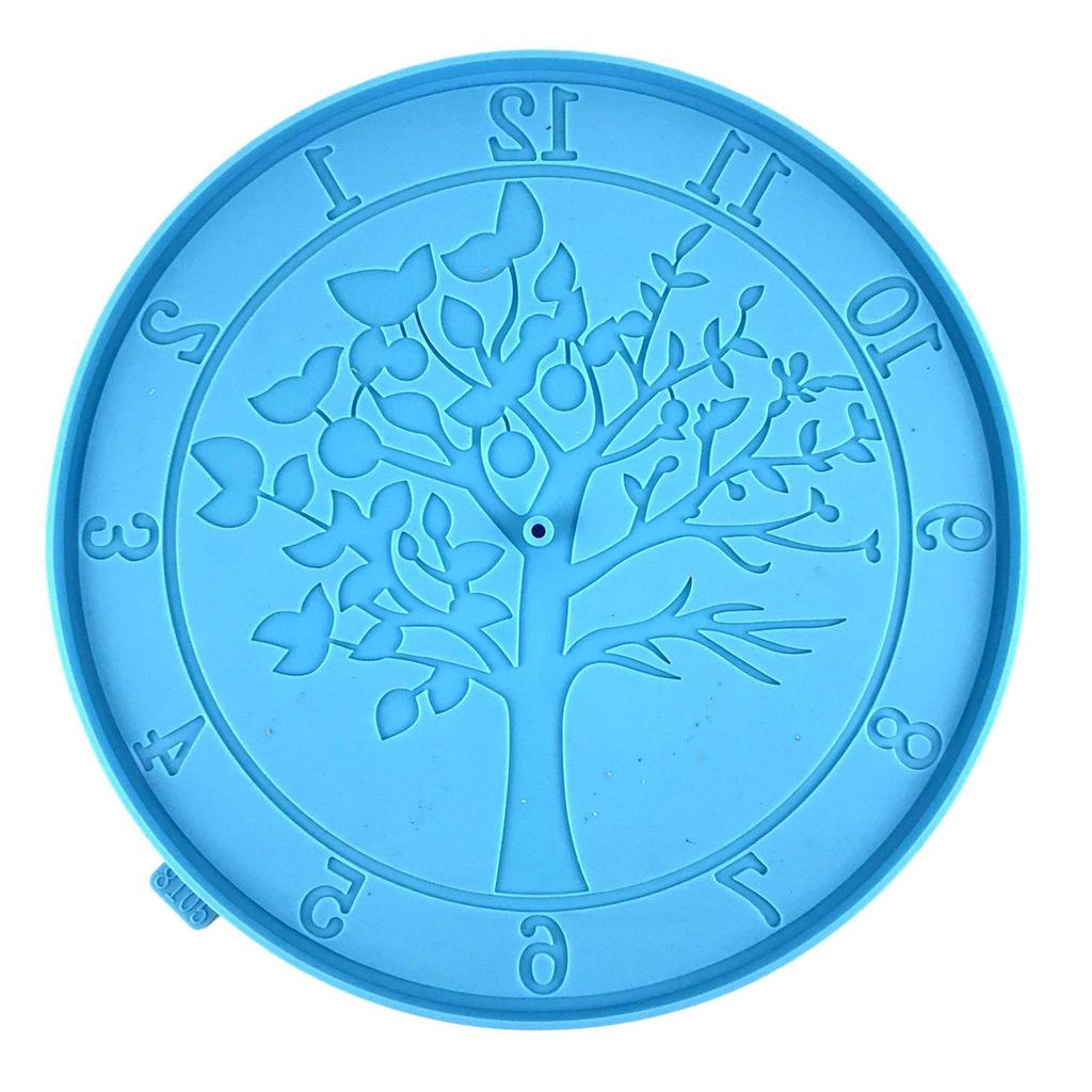 Kaufe Trees of Life Resin Mold|Round Trees of Life and Clock Wall Art ...
