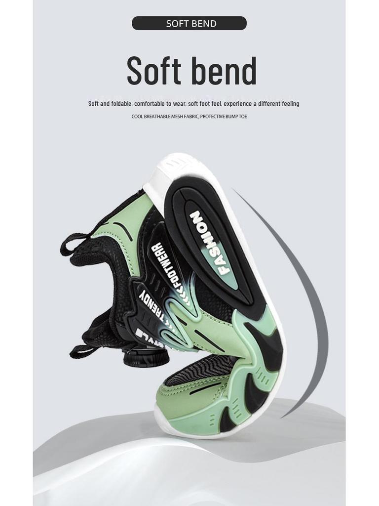 Boys' Waterproof Leather Sports Shoes with Rotating Button for Autumn/Winter 2025 - Ideal for Older Kids