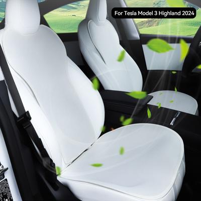 Potah na autosedačku pro Tesla Model 3 Highland 2024 Ice Silk Potah na sedadlo Prodyšné sedadlo Doplňky do interiéru auta