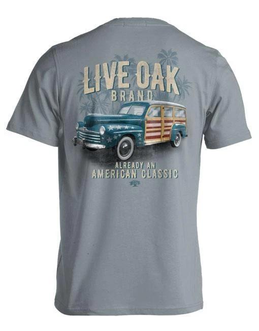New AMERICAN CLASSIC POCKET T- Shirt Live OAK 2XL