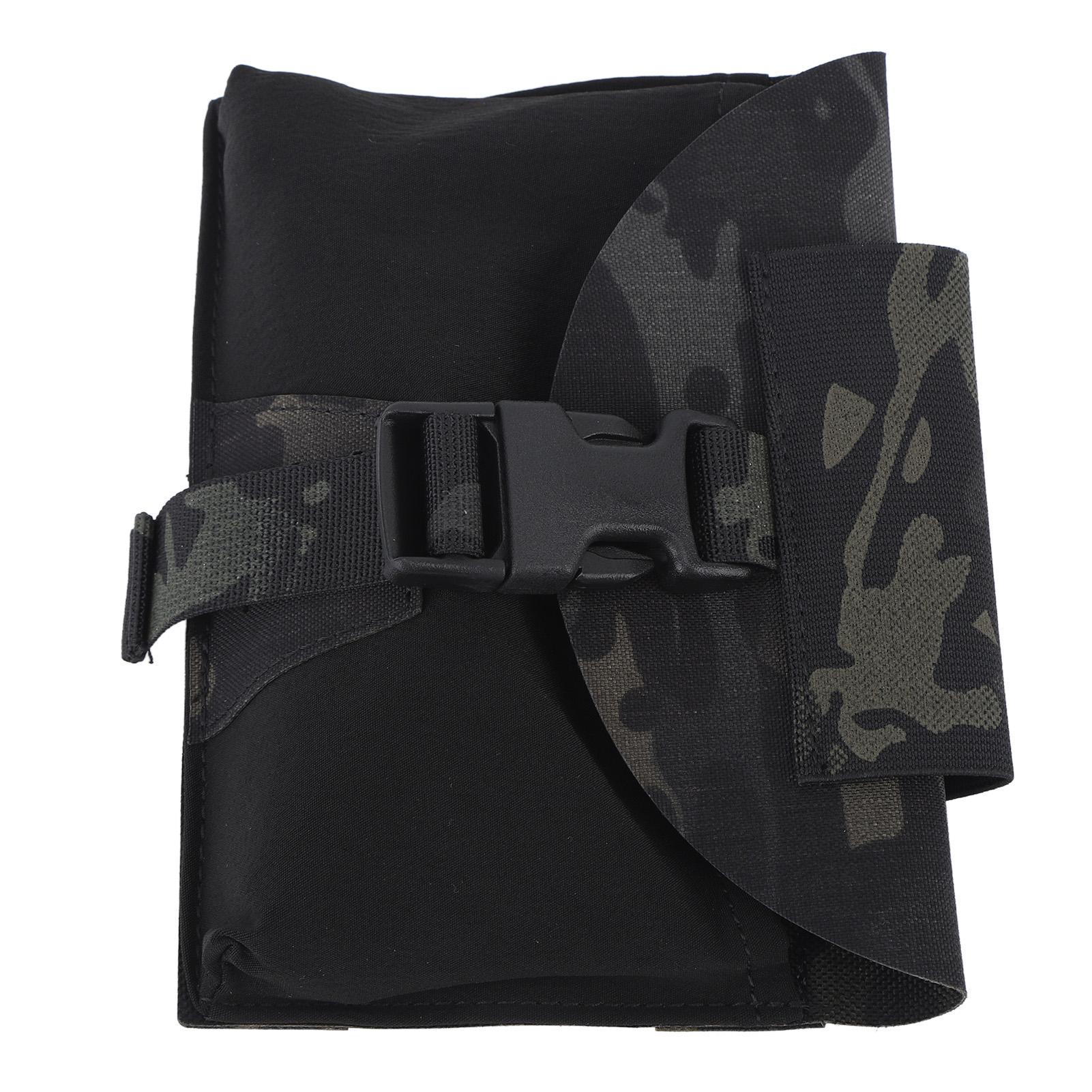 

Molle Medical Pouch Multifunctional Wide Adaptability Nylon Cloth Military Belt Bag for Emergency Black CP