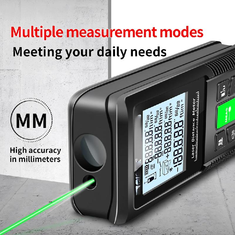 Laser Distance Meter 40m 50m 70m 100m 120m Rangefinder Digital Range Finder Trena Roulette Ruler Distance Measuring Tape