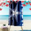 Cowboys Art Print Beach Towel, Large Soft Quick Dry Towel for Beach Camping Swimming
