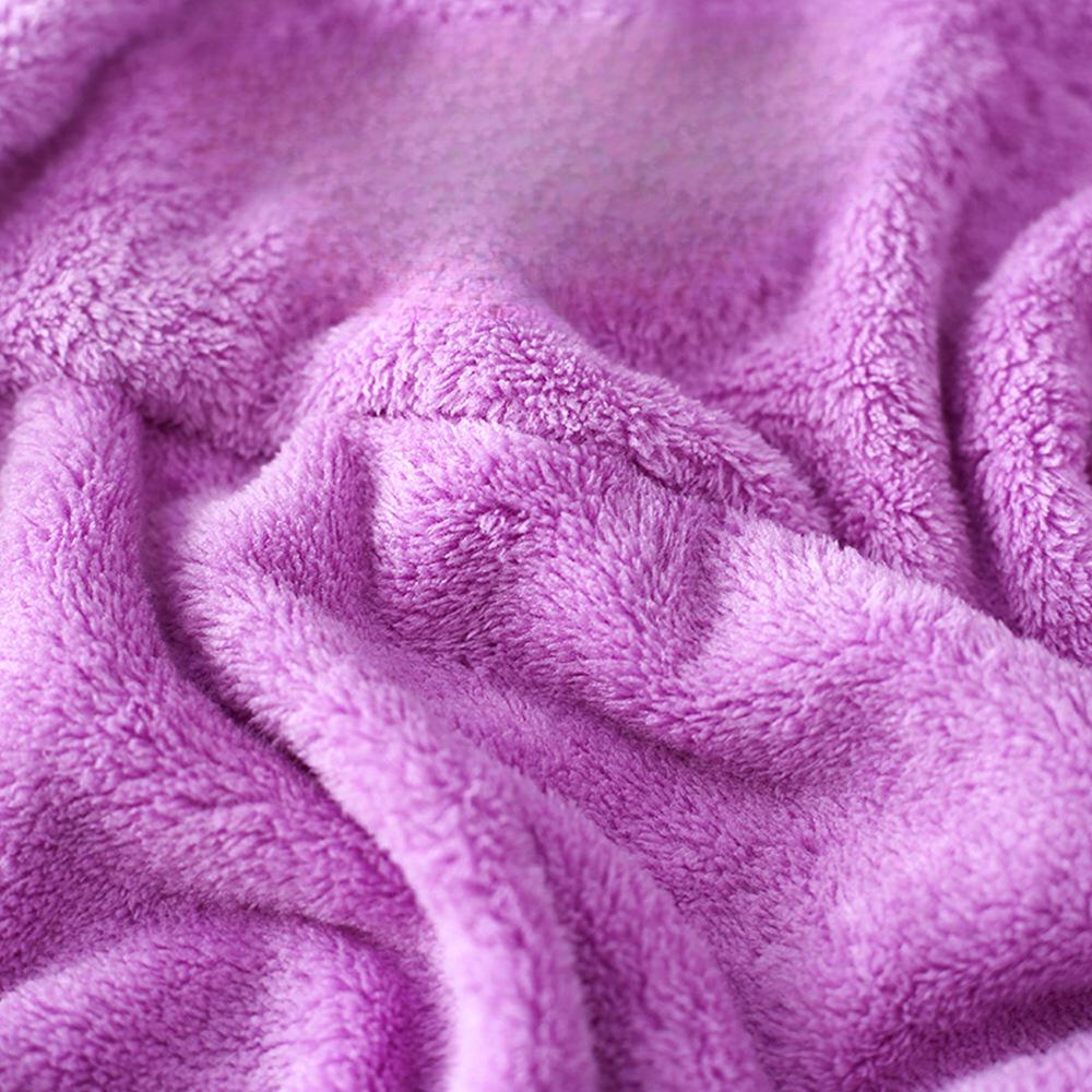 Towels with High Good Density Coral Velvet Cut Edge Beauty Makeup Remover Gift Plush Moisture-wicking Microfiber Towel Bath Towel
