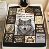 Kitten Sloth Lion Wolf Frame Print Flannel Blanket,High Quality Comfortable for All Seasons,Home Decor,Warmth and Comfort,Perfect for Christmas Gifts