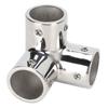 3 Way Corner Tee Joint 316 Stainless Steel Mirror Polished Yacht Hand Rail Elbow Pipe Fittings