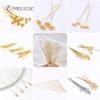 18K Gold Plated Ball Head Pins,Long Stem Beading Pins For Jewelry Making,DIY Craft Jewelry Findings,Earrings Accessories