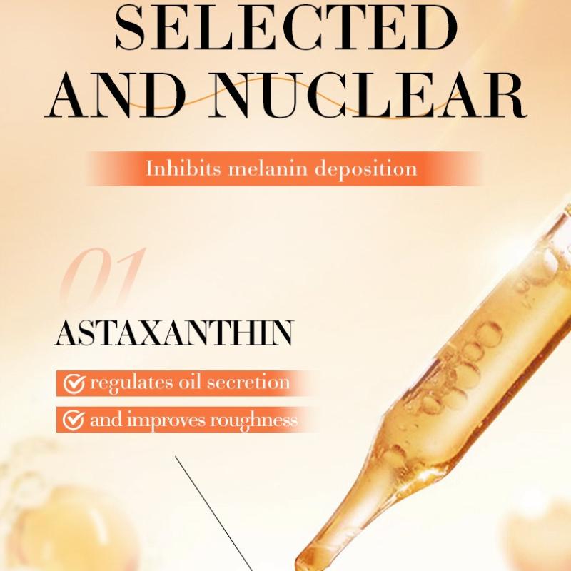 Astaxanthin Antioxidant Creme, Aufhellende Feuchtigkeitsspendende Haut Schönheitscreme Hautpflegeprodukte