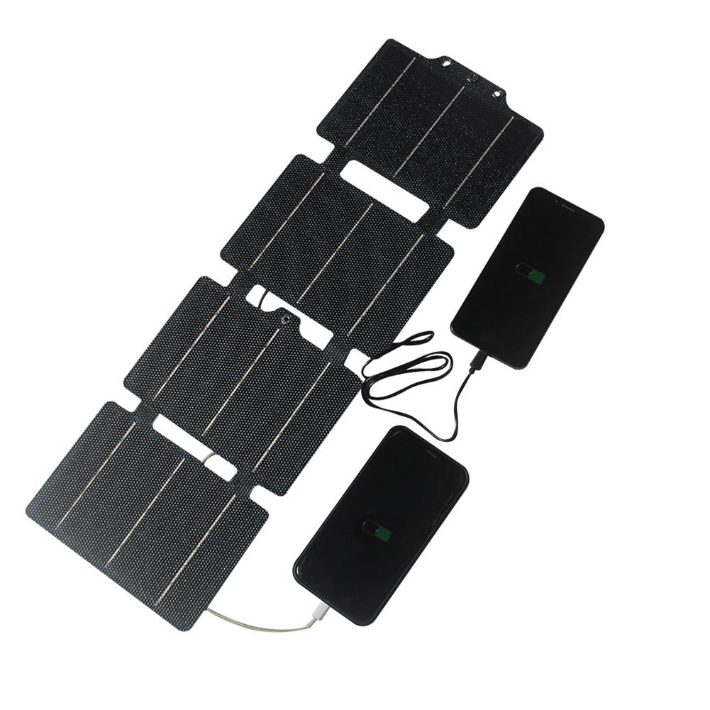 

20 Вт Складана сонячна панель Легкий сонячний зарядний пристрій IPX6 Водонепроникний сонячний мобільний зарядний пристрій для подорожей, екстрених ситуацій CHINA