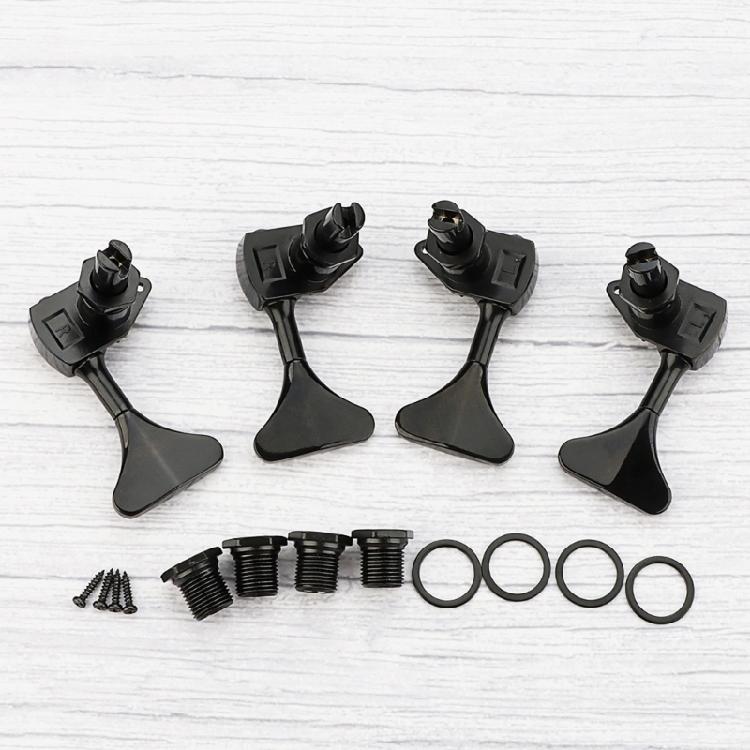 Electric Bass Tuner Peg 4 String Bass Machine Head Knobs Replacement Open Gear Bass Tuning Pegs Bass Accessory