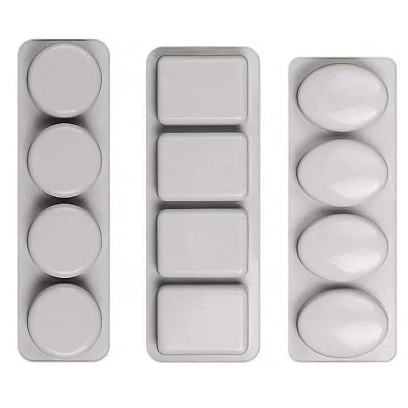 3D Oval Square Round Soap Silicone Mold Diy Soap Making Supplies Handmade Bee Shape Candle Plaster Resin Cake Baking Mold Tool