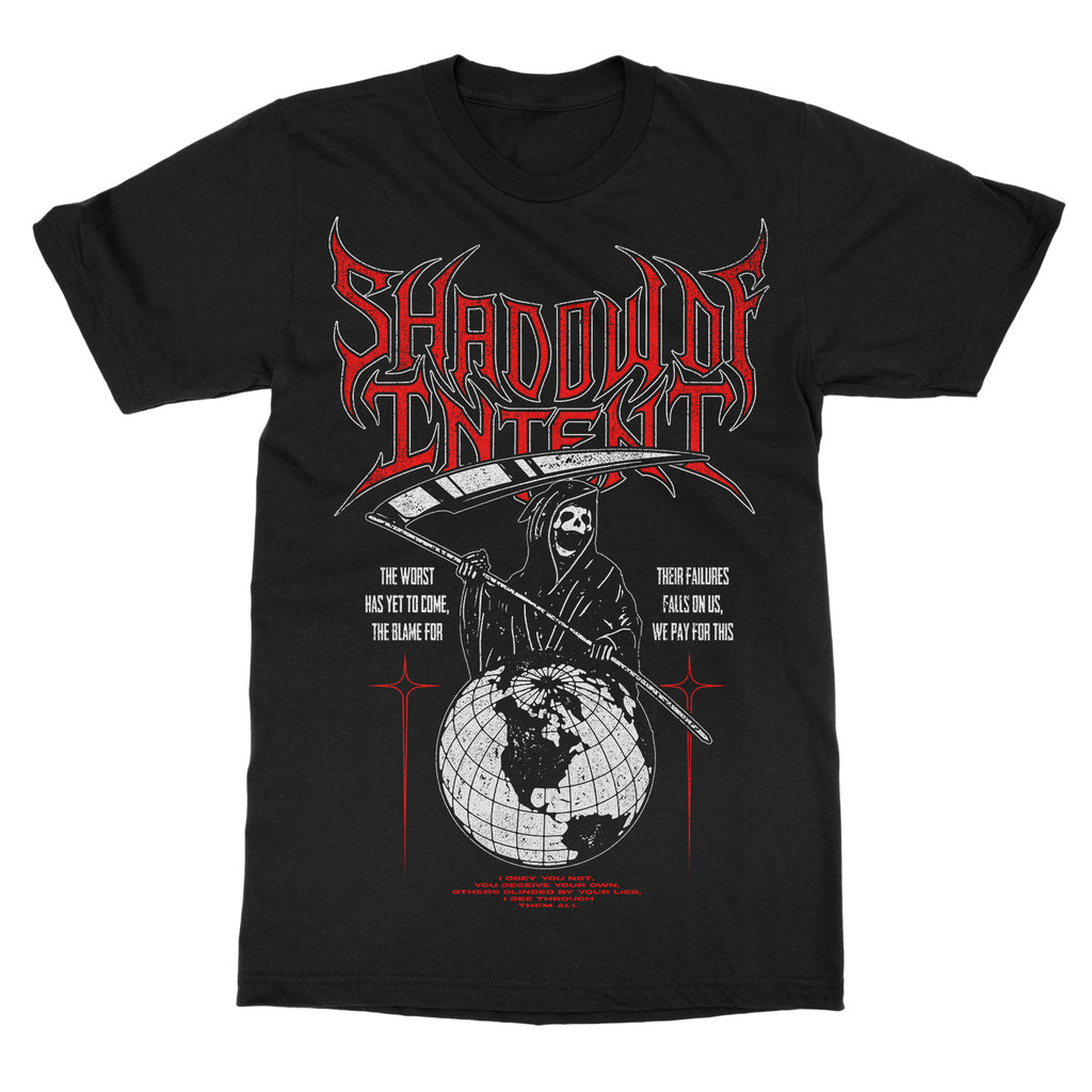 Pop Shadow of Intent Band Graphic Cotton T-shirt Unisex Summer Short Sleeve Fashion Brand Tee Luxury Casual Vintage Retro Top