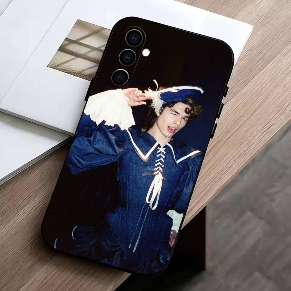 Conan Gray Wishbone Phone Case Black Silicone Soft For Samsung Galaxy A73,A72,A71,A70,A53,A52,A51