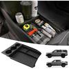 Lower Center Console Organizer Compatible With Rivian R1T R1S 2024 , Floor Console Storage Tray Ert With Cup Holder Interior Accessories
