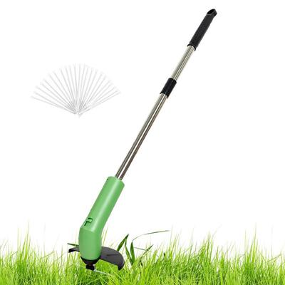 Handlicher Elektrischer Rasentrimmer Mini Unkrauttrimmer Kleiner Elektrischer Akku-Kantenschneider Rasentrimmer Handrasenmäher Unkrautentferner