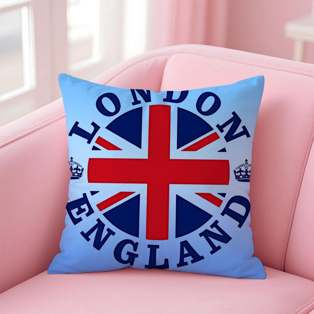 England ENG Flag Cushion Cover EcoFriendly Odorless Healthy Pillowcase Soft  Comfortable KidSafe No Filling