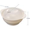 Inomata Kagaku Easy Ramen In a Microwave Set of Made In for Instant Instant Mixed with Cup Soy Supermarket Model 9454 Oven, 1.2L, 2, Japan, Pots,