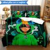 Game Adventure Heroes 3pcs K-pop Music Group Bedding set,Ideal for Bedroom, Dormitory,Including Duvet Cover And 2pcs Pillowcases,Fan Gifts