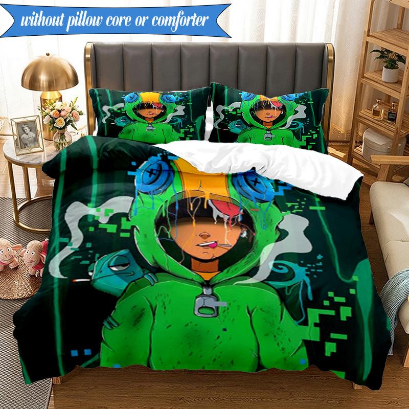 Game Adventure Heroes 3pcs K-pop Music Group Bedding set,Ideal for Bedroom, Dormitory,Including Duvet Cover And 2pcs Pillowcases,Fan Gifts