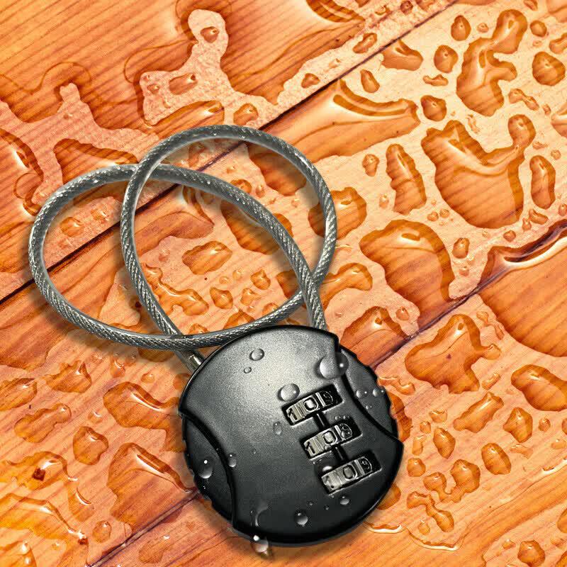 Jia Chi 30cm Steel Cable Combination Lock