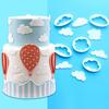 5Pcs Cloud Shape Plunger Cutter Fondant Mold Sugarcraf-t Cake Decorating Tools