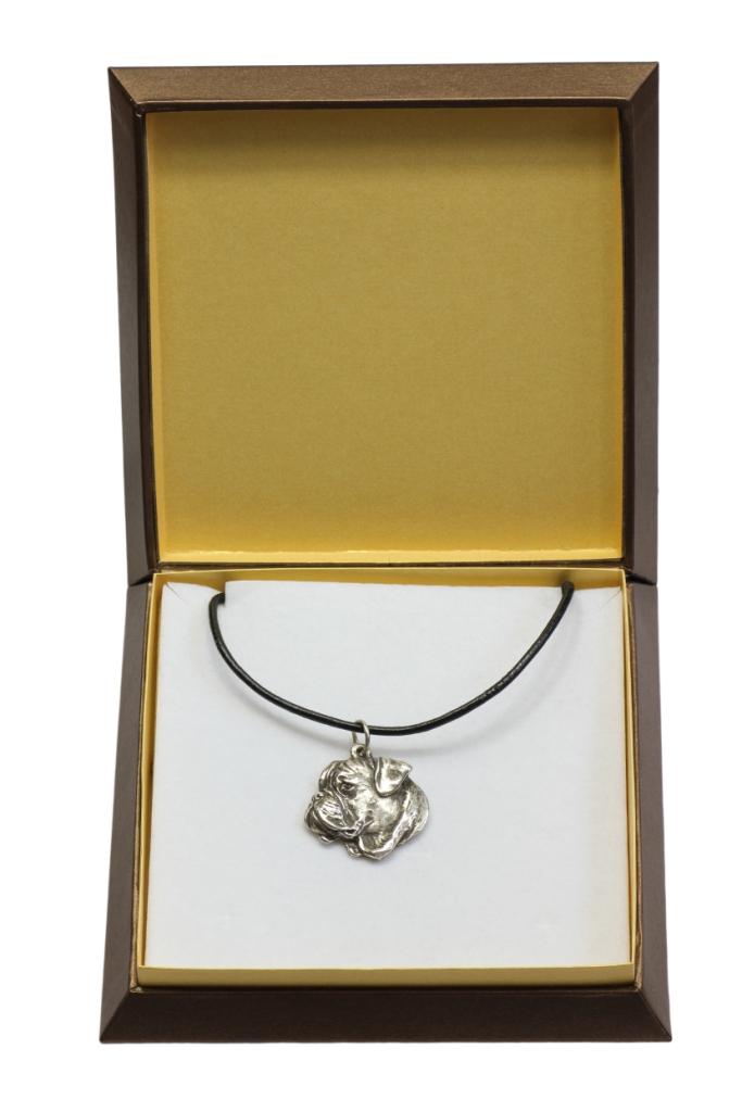 Bullmastiff II – Dog Necklace In Gift Box, Silver-plated Locket for Dog Fan | Art-Dog