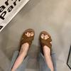 Ethnic Cool Slippers 2025 New Summer Vintage Woven Cross Bohemian Student Flat Bottom Flip