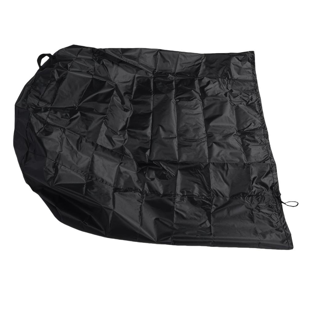 Häckselhäcksler Abdeckung Silberbeschichtetes Oxford-Gewebe Staubdicht Regendicht Laubhäcksler Abdeckung für Außen