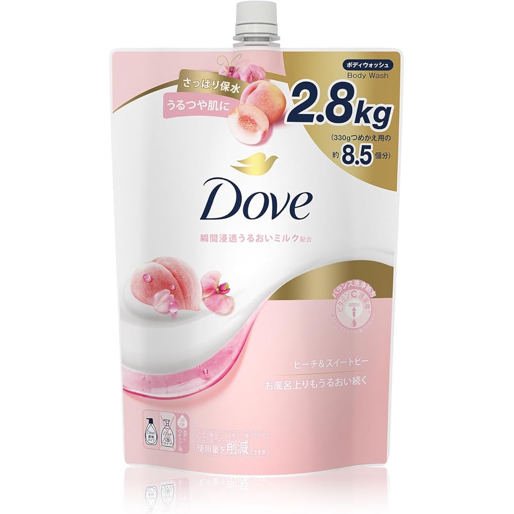 

Dove Body Wash Peach & Sweet Pea 2.8kg Refill Triple Ceramide Moisturizing Milk Rich Foam