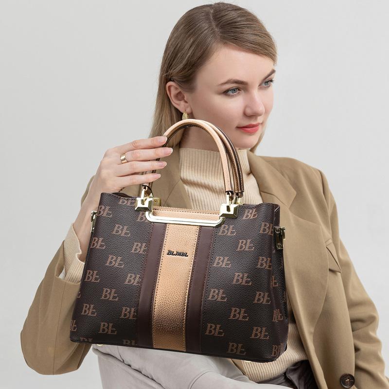Borsa Tote, Borsa a Mano da Donna di Lusso Leggero Europea e Americana, Borsa alla Moda di Grande Capacità, Borsa a Spalla Versatile per il Pendolarismo