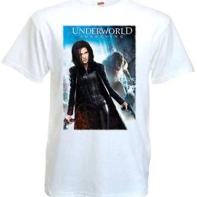Camiseta Underworld Awakening V Blanca Pster De Pelcula Todas Las Tallas S XL Vintage Washed Graphic Top For Everyday Wear
