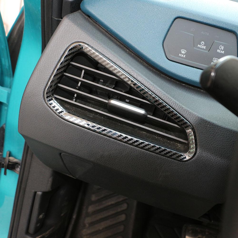 For Volkswagen VW ID3 ID.3 2020-2026 LHD AC Vent Trim Front Air Conditioning Outlet Frame Sticker Styling Interior Accessories