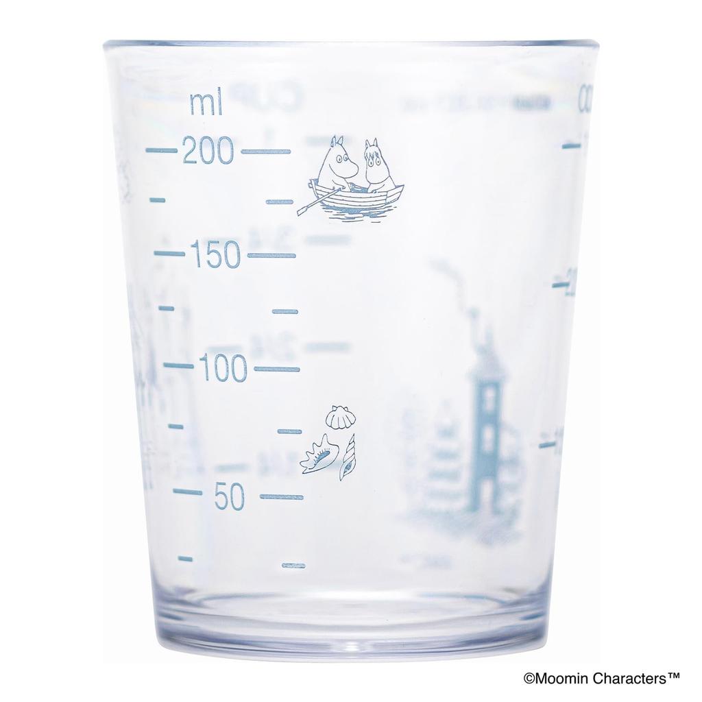 Kai Corporation Moomin x SELECT100 Measuring with Dishwasher Easy to DH3211 Cup, 200ml, Lid, Safe, Clean,