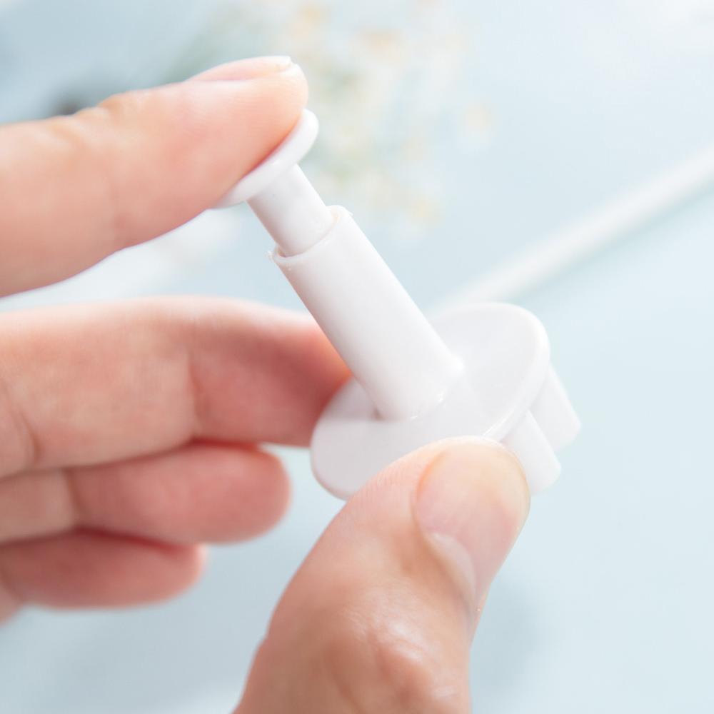 3ks/Sada Mini Srdce Květina Forma Plastový Píst DIY Nástroje na Zdobení Dortů Fondán Cukrová Hmota Vykrajovátko na Sušenky