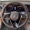 Para Mercedes Benz GLC GLA GLB GLE GLS G350 G500 C200 E300 S400 S450 Costurado à Mão Couro Marrom Escuro Capa para Volante