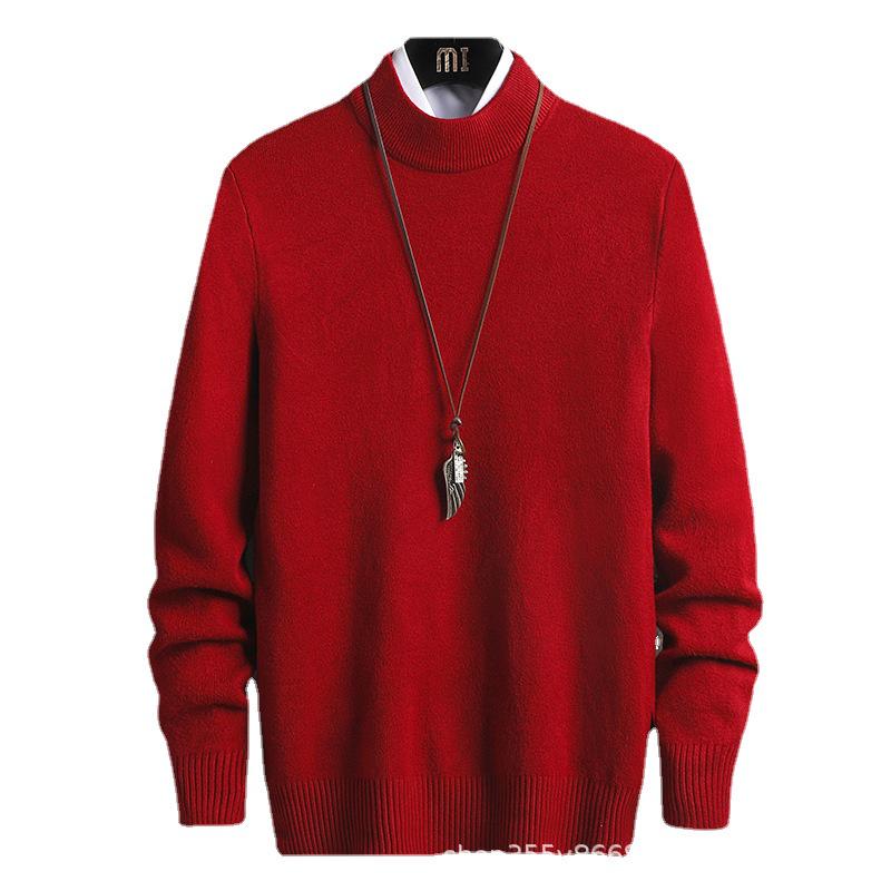 Korean Style Youth Men's Trendy Casual Knit Sweater Pullover