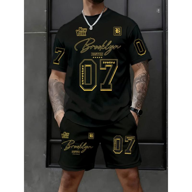 2026 Summer New Men's Suit - Street Casual Fashion Comfortable Soft Breathable Lightweight 3D Digital Pattern Printing