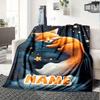 Fox Sleeping On Cloud Home Customization Blankets Cozy Soft Lightweight Allseason Multipurpose Blanket For Picnics Sofas Offices Beds Living Rooms