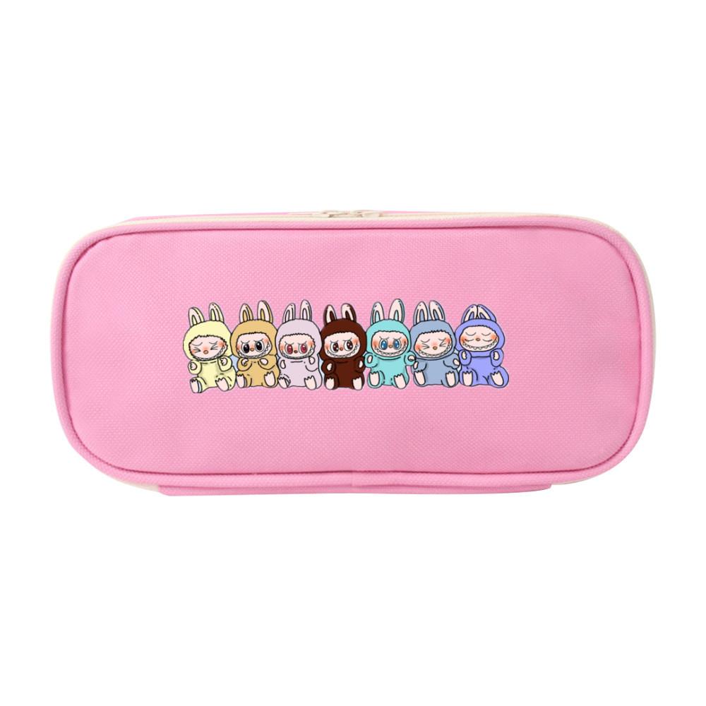 Pattern Canvas Printing Stationery Bag Student Storage Pen Gift Case