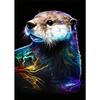 Pop Art Colorful Neon Animals DJ Music Poster Aesthetic Capybara Cat Dog Panda Rabbit Canvas Print Wall Art Mural Room Decor