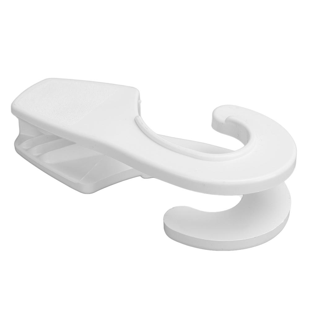 Boat Bumper Clip Fast Adjustment Enhanced Sealing Pontoon Bumper Clip Hook for Ship Kayak Yacht White 25mm   1in