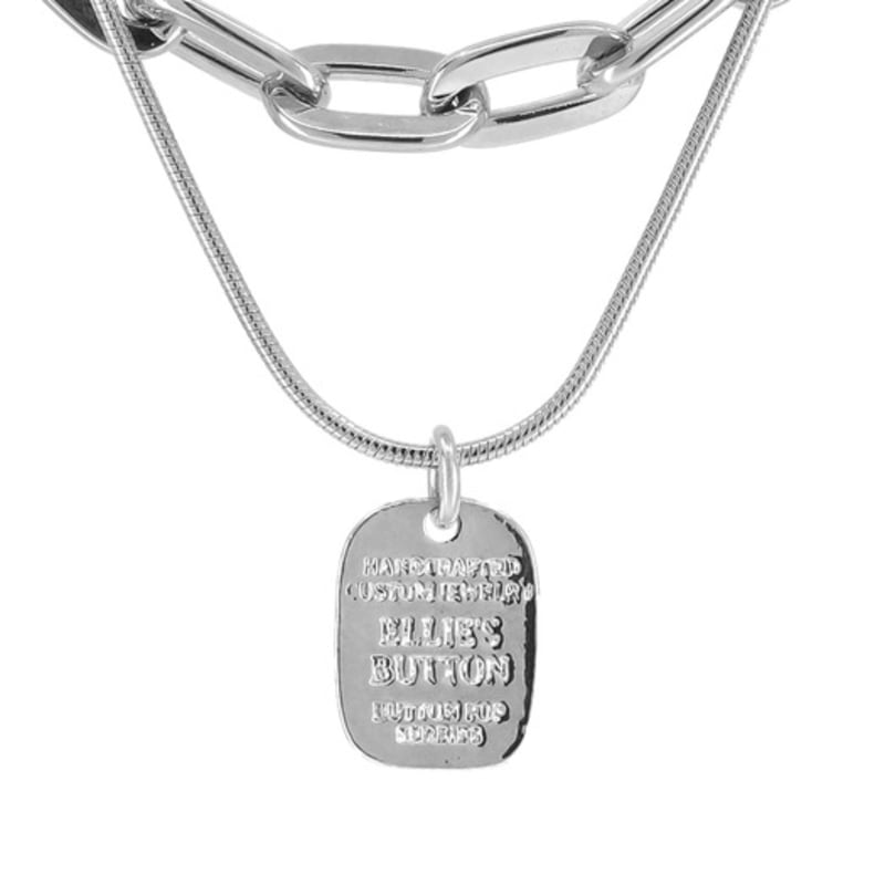 

Buttering BN0029 SILVER NECKLACE FREE