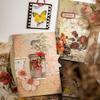 80-Sheet Vintage Paper & Sticker Mix Kit, Retro Patterns for Journaling, Scrapbooking & DIY Card Making, Self-Adhesive