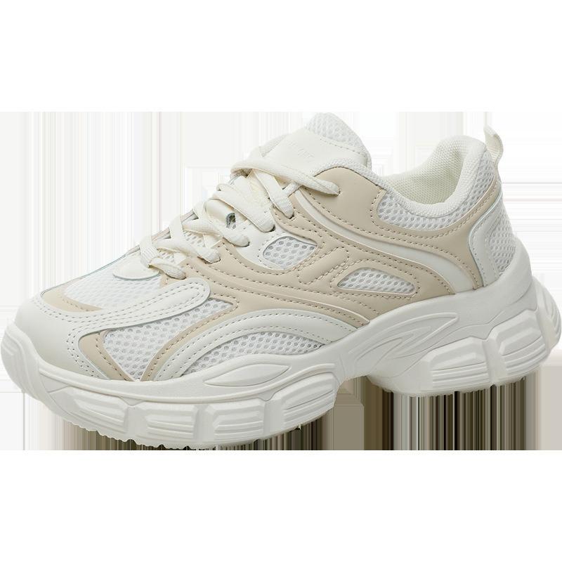 Platform running sneakers women's spring and autumn new student casual shoes fashion white shoes
