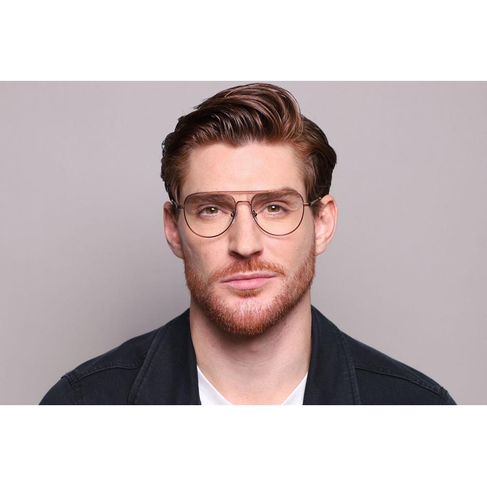 Full Rim Pilot Brown Smartbuy Collection Magnus 889a Fashion Unisex Eyeglasses